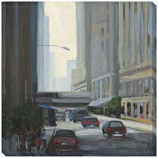 Downtown I Limited Edition Giclee 40" Square Wall Art   #L0473