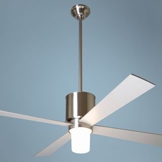 52" Modern Fan Lapa Bright Nickel with Light Ceiling Fan   #J3945