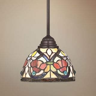 Quoizel Larissa Tiffany Style Mini Pendant Light   #R9770