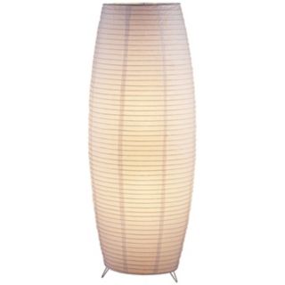 Collapsible Bamboo Rice Paper Lantern Floor Lamp   #R4691