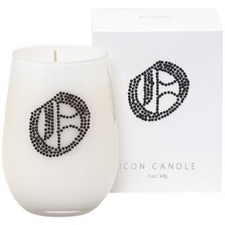 Letter "O" Fragrant Monogram Stemless Wine Glass Candle   #W4763