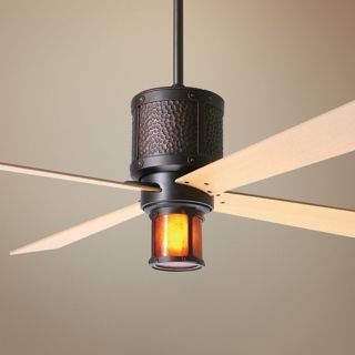52" Bodega Rubbed Bronze and Mica Ceiling Fan   #K9577
