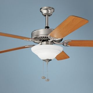 52 Sterling Manor Select Brushed Nickel Ceiling Fan   #H8336