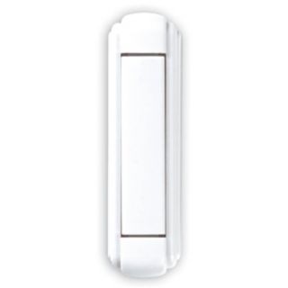 White Surface Mount Square Button Wireless Doorbell Button   #K6444