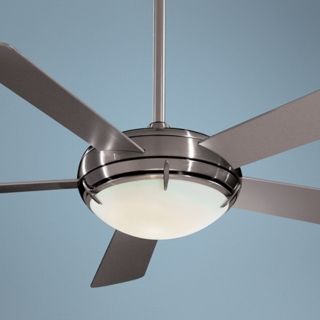 54" Minka Aire Brushed Nickel Como Ceiling Fan   #73807