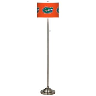 University of Florida Brushed Nickel Floor Lamp   #99185 Y4699