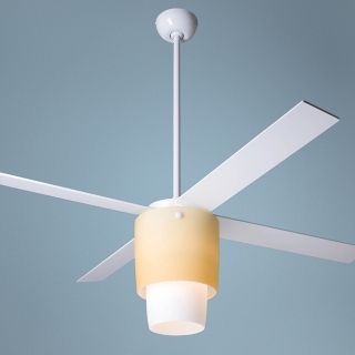 52" Modern Fan Halo White Light Kit Ceiling Fan   #J3936