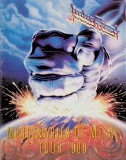 Judas Priest 1988 Mercenaries Tour Concert Program Book