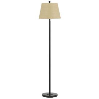 Dark Bronze Hard Back Shade 60" High Floor Lamp   #T7955