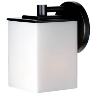 Forecast Midnight Collection 7" Square Black Outdoor Light   #09252