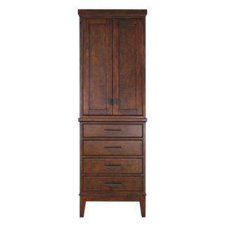 Madison Tobacco Finish 71" High Linen Tower   #R6957