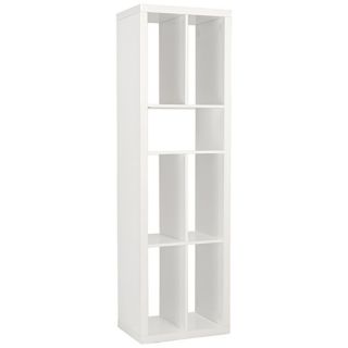 Ryn White Shelving Unit or Media Stand   #X7421