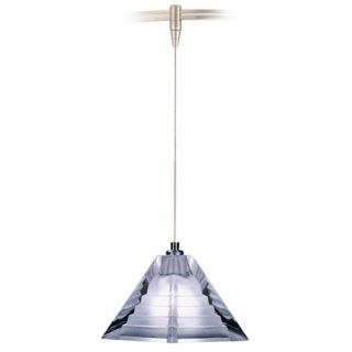 Pressed Frost Glass Pyramid Tech Lighting MonoRail Pendant   #82960 82956