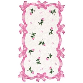Rose Bows Area Rug   #F4657