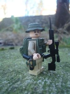 Custom Lego Minifig U s Junger Spec Ops Scout RARE