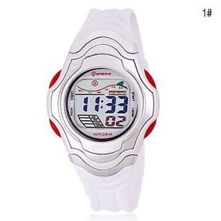 USD $ 6.69   Womens Chronograph And Water Resistant PU Digital