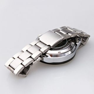 USD $ 19.73   Waterproof Self Winding Mechanical Silver Wrist Watch