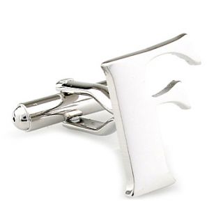 EUR € 8.73   letra f cufflinks unisexo, Frete Grátis em Todos os