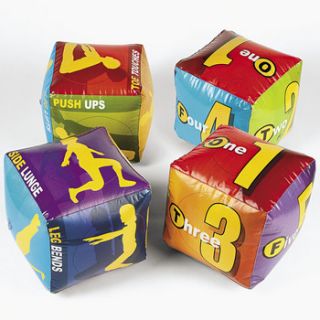 Will it be push ups or jumping jacks today? Just roll the fitness dice