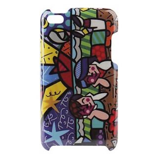 USD $ 2.69   Cartoon Style Hard Case for iPod Touch 4,