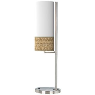 Seagrass Banner Giclee Table Lamp   #38371 N1678