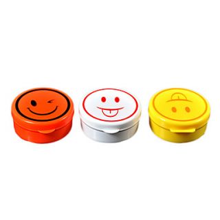 USD $ 3.69   Round Compact Smiley Face Telescopic Cup,