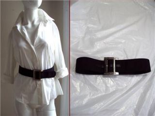 Gianni Versace Vintage 1980s Runway Couture Jewel Sparkle Black Belt