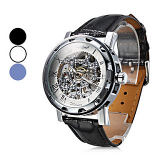 EUR € 12.78   unisex pu analoge mechanische modischen Uhr