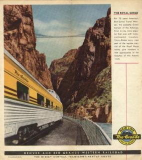 1951 Denver & Rio Grande Western Railroad   D&RGW passenger train
