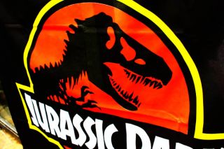 Jurassic Park Movie Action Figures Sign Banner Flag B0003