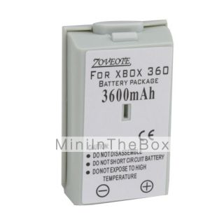 USD $ 5.49   USB Battery Pack for Xbox 360 (3600mAh),