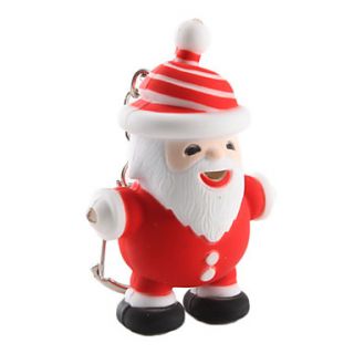 USD $ 2.69   Santa Claus Christmas Keychain with Light and Sound