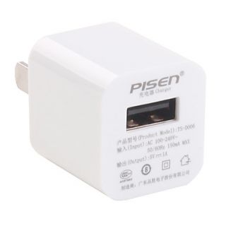 USD $ 6.89   Pisen Standard USB Output I Charger,