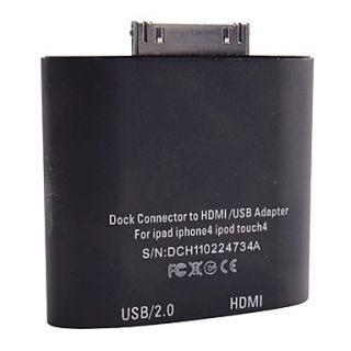 EUR € 38.72   1080p HDMI adapter för iPhone och iPad (svart