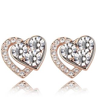 EUR € 7.81   Heart And Diamond Studded Ear Nails, Gratis Fragt På
