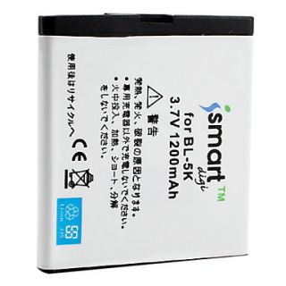 USD $ 6.99   Ismart 1200mAh Battery for Nokia N85, N86 8MP, C7 00