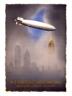 Deutsche Zeppelin Reederei, c.1936 Giclee Print by Jupp Wiertz
