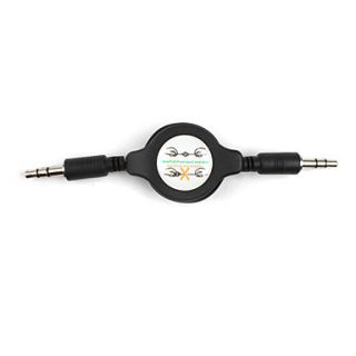 EUR € 1.55   3.5mm câble rétractable aux   longueur black/78cm