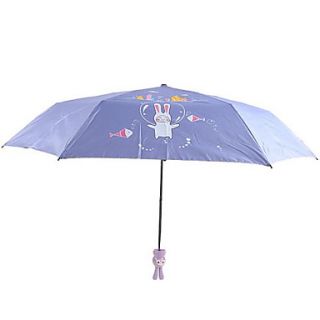 EUR € 16.92   Bonito Coelho peixe padrão Estilo Umbrella Mini