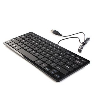 EUR € 19.36   slanke 79 key usb aangesloten QWERTY toetsenbord