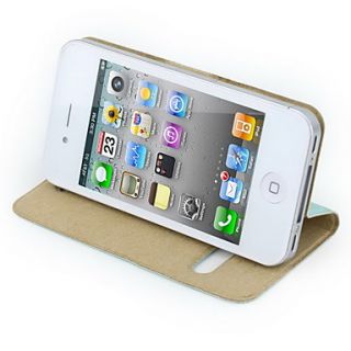 EUR € 5.97   skyddande PU Läderfodral till iPhone 4 med skyddsfilm