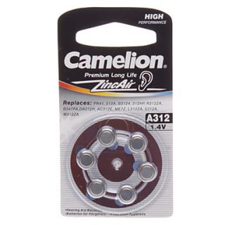 USD $ 5.89   Camelion Button Battery A312,