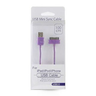 EUR € 3.95   USB2.0 mini synkkabel för iPad, iPod och iPhone (1 m