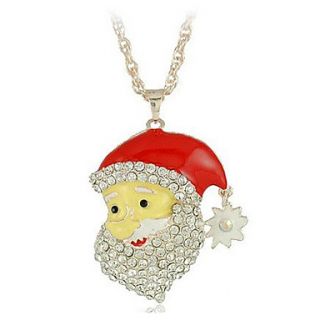 EUR € 8.82   santa claus Kopf Legierung Zirkon Acryl Halskette, alle