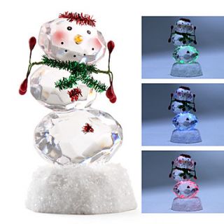 EUR € 8.91   kleur veranderende hars kerst snowman (transparant