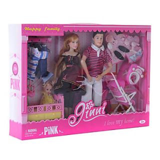 USD $ 33.99   Family Doll Set,