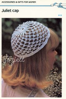 Juliet Cap Womens Crochet Pattern