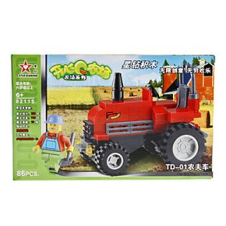 USD $ 9.19   3D DIY Puzzle TD 01 Tractor Building Blocks Bricks Toy