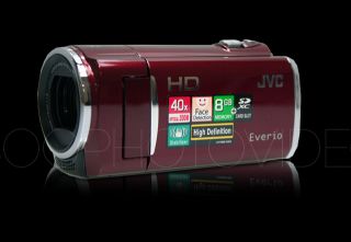 JVC Everio GZ HM50 HD 40x Zoom Camcorder Red 46838045516