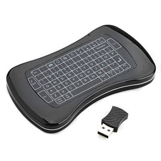 USD $ 49.99   Feltouch Boneipad Wireless USB Touch Keyboard (Black